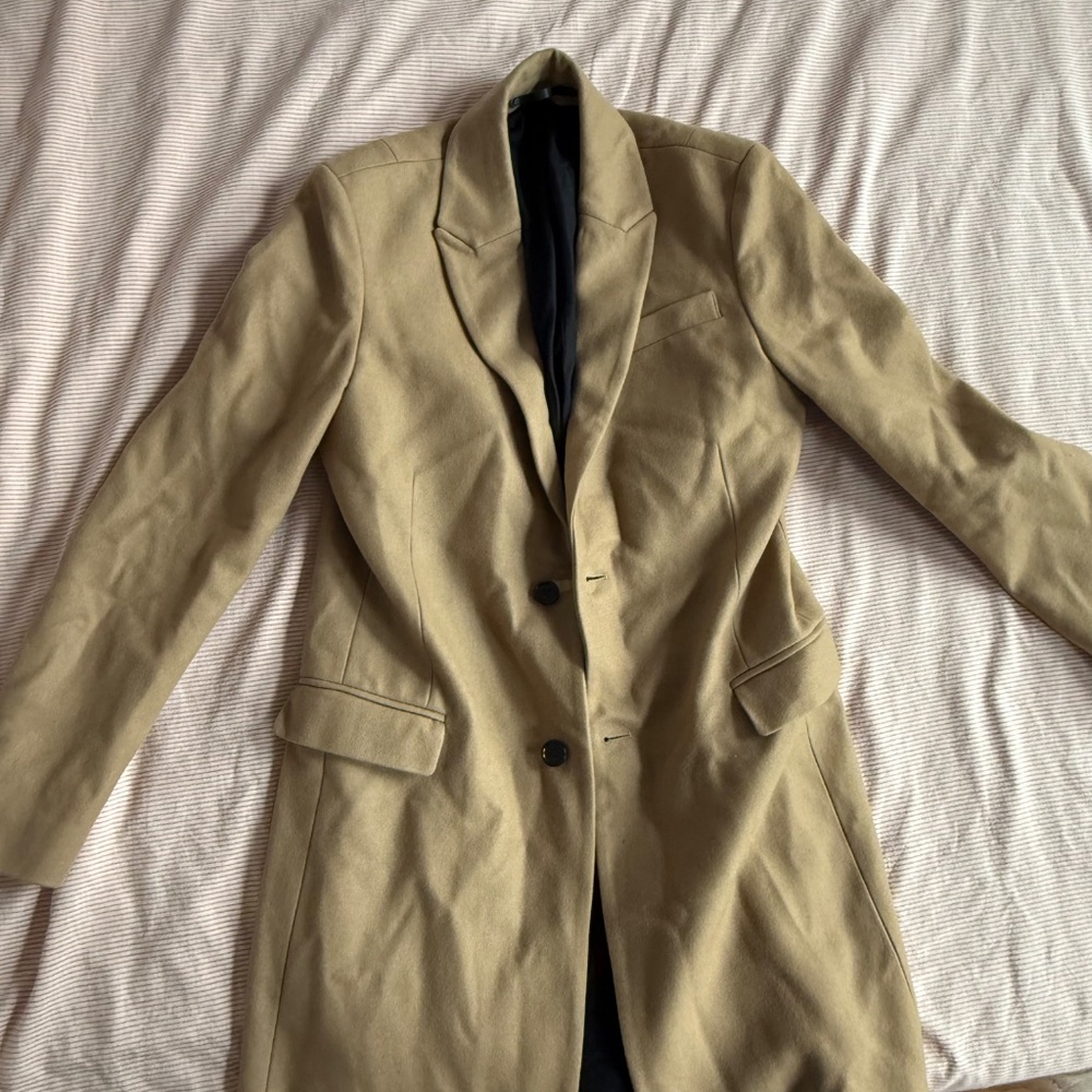 All Saints Jemison Wool Cashmere Blend Coat - Picture 5 of 5